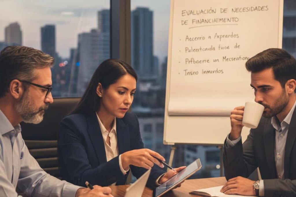 evaluación de necesidades en financiamiento